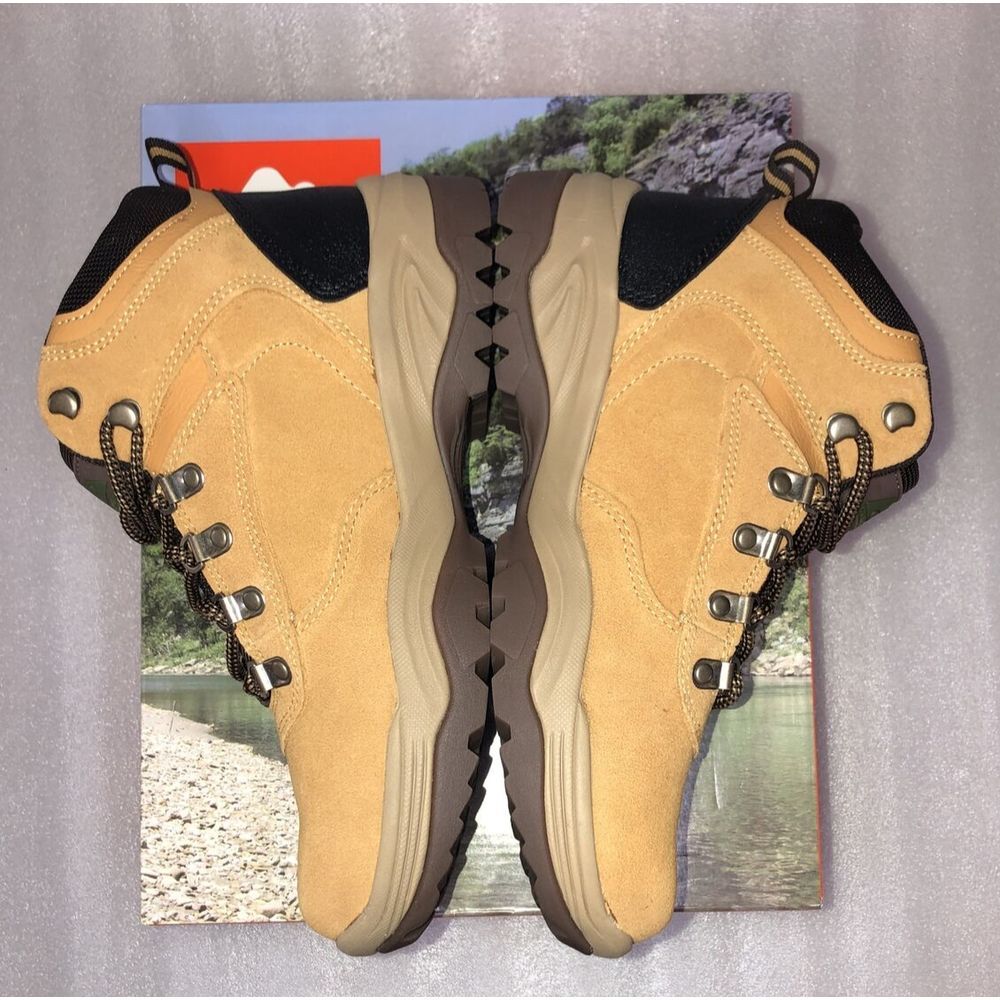 Ozark Trail M OT Free Edge Hiker Suede Wheat Boots Men's Size 13‎ Waterproof NEW - Picture 13 of 16